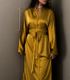 Silk mermaid caftan