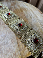 Mdemma gold-tone metal belt