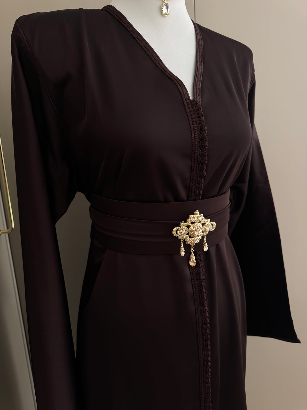 Caftan sirène drap de soie