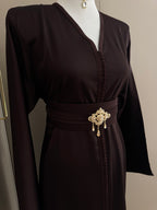 Silk mermaid caftan