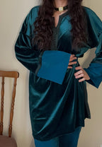 2-piece velvet Jabador set