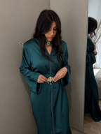 Silk mermaid caftan