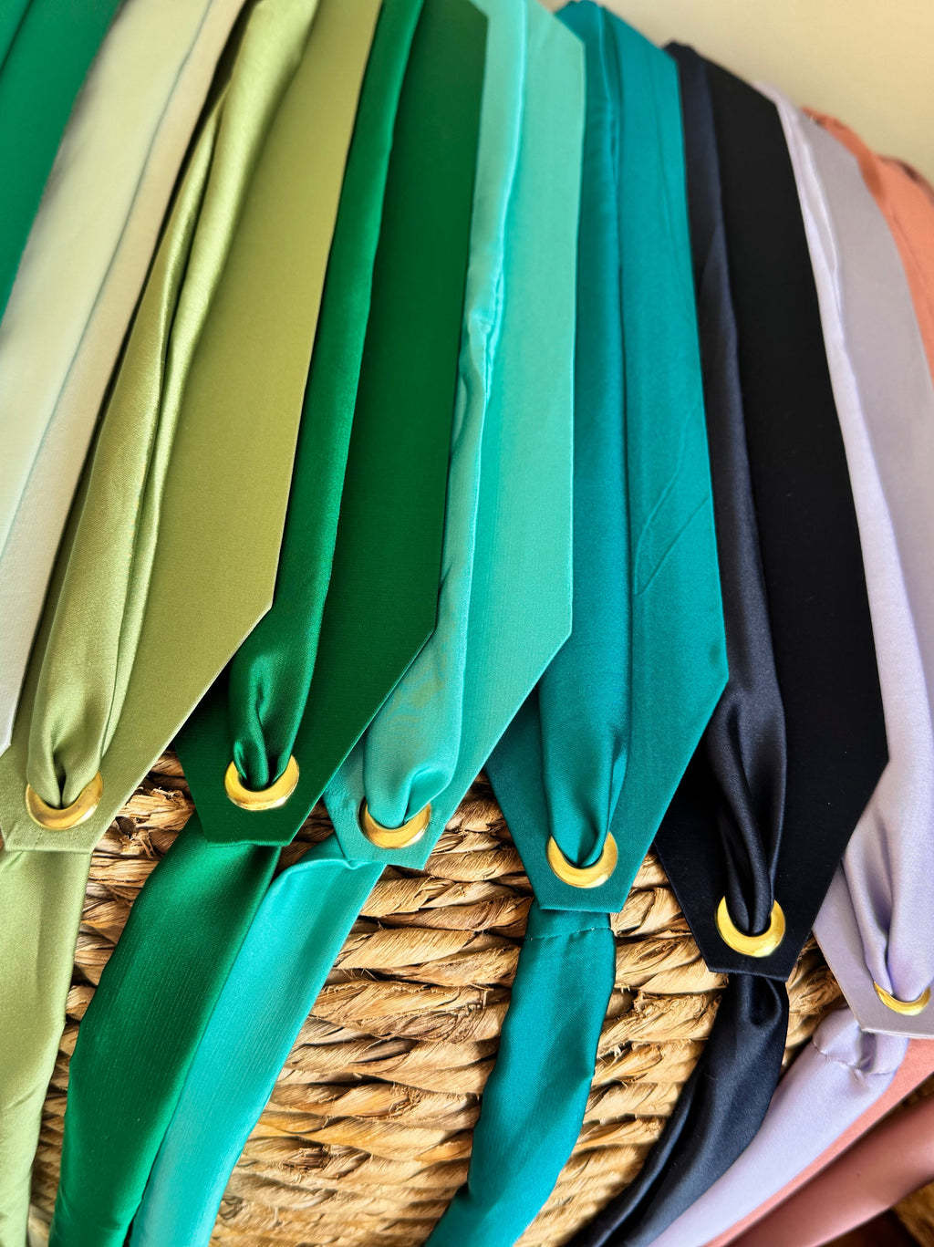 Ceinture en tissu satinée pour caftan tekchita