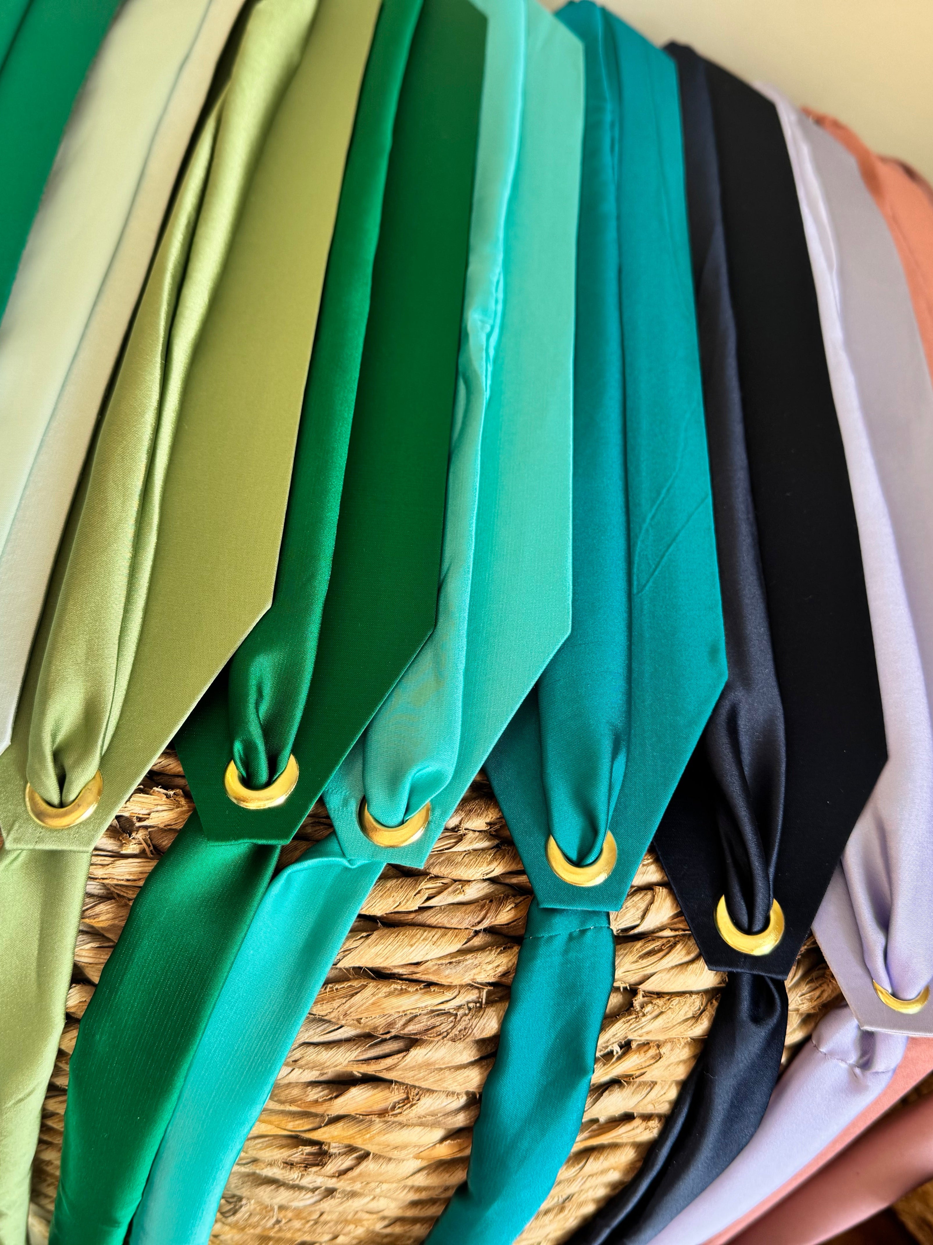 Ceinture en tissu satinée pour caftan tekchita