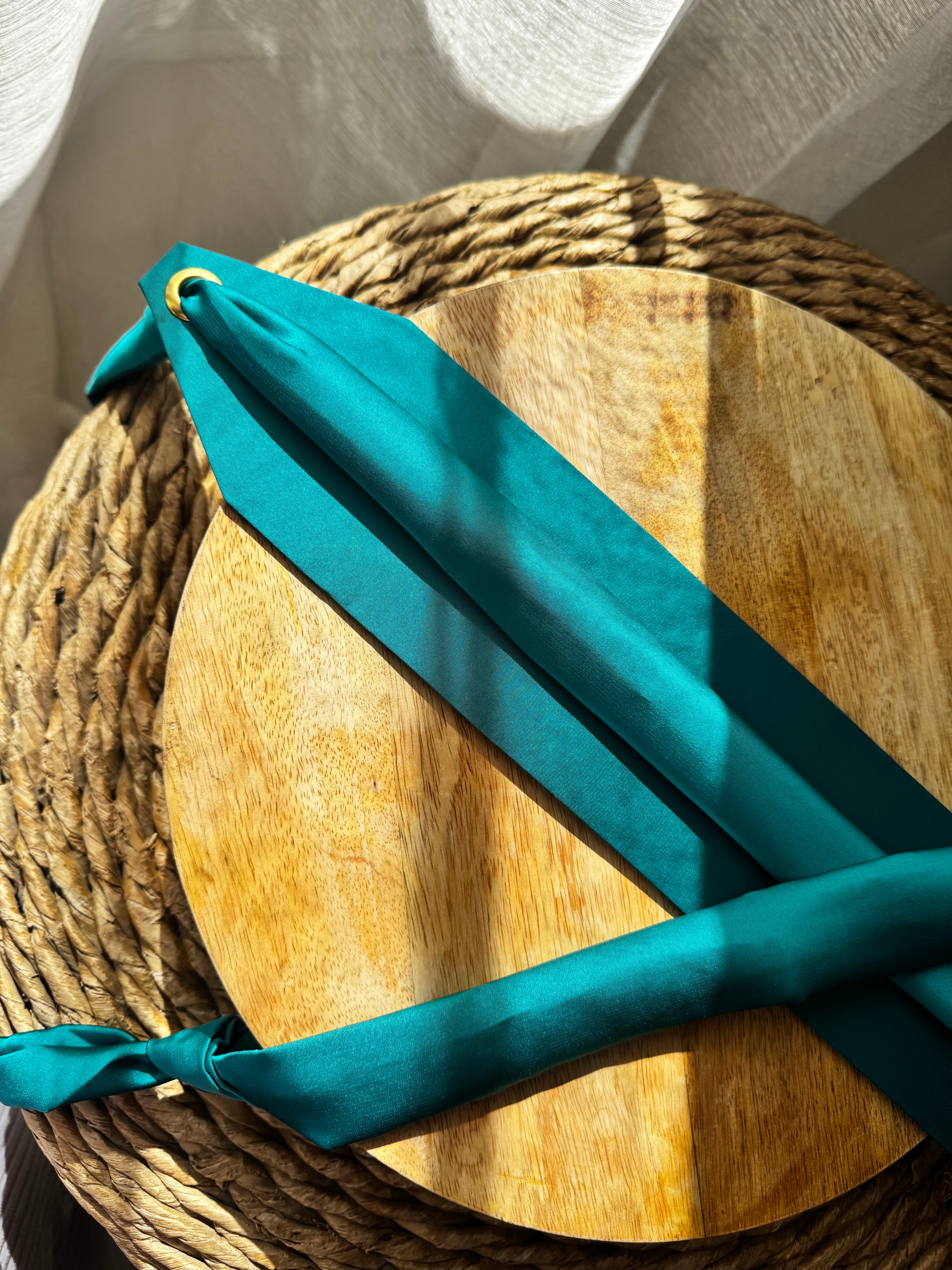 Ceinture en tissu satinée pour caftan tekchita