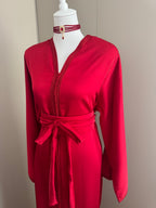 Silk mermaid caftan