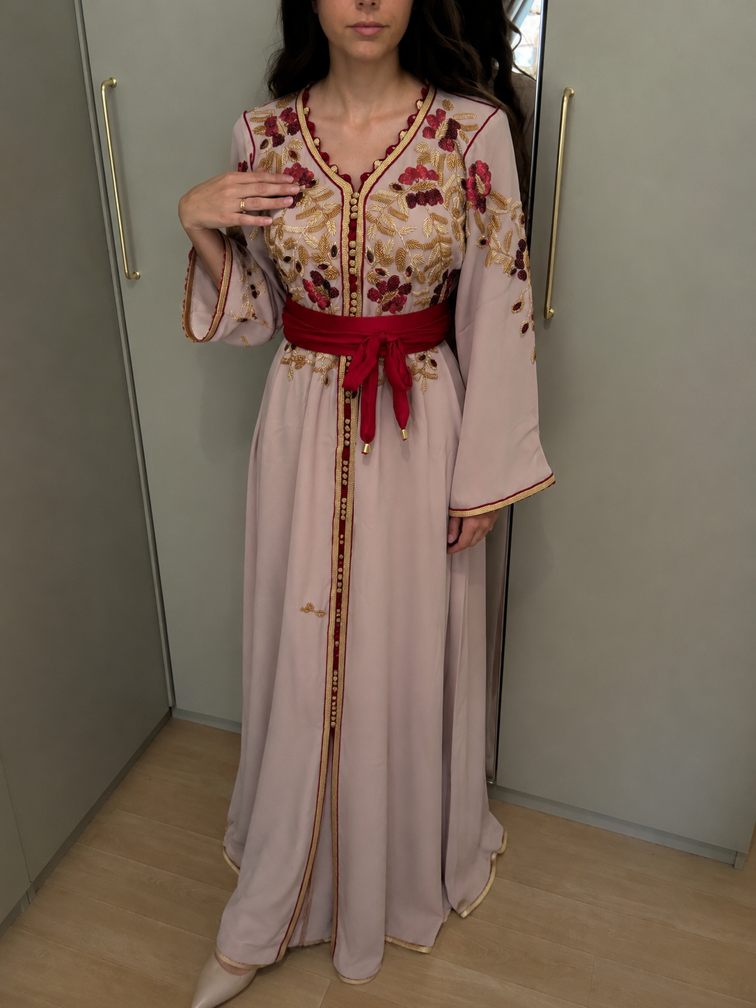 Caftan Thuraya perlé