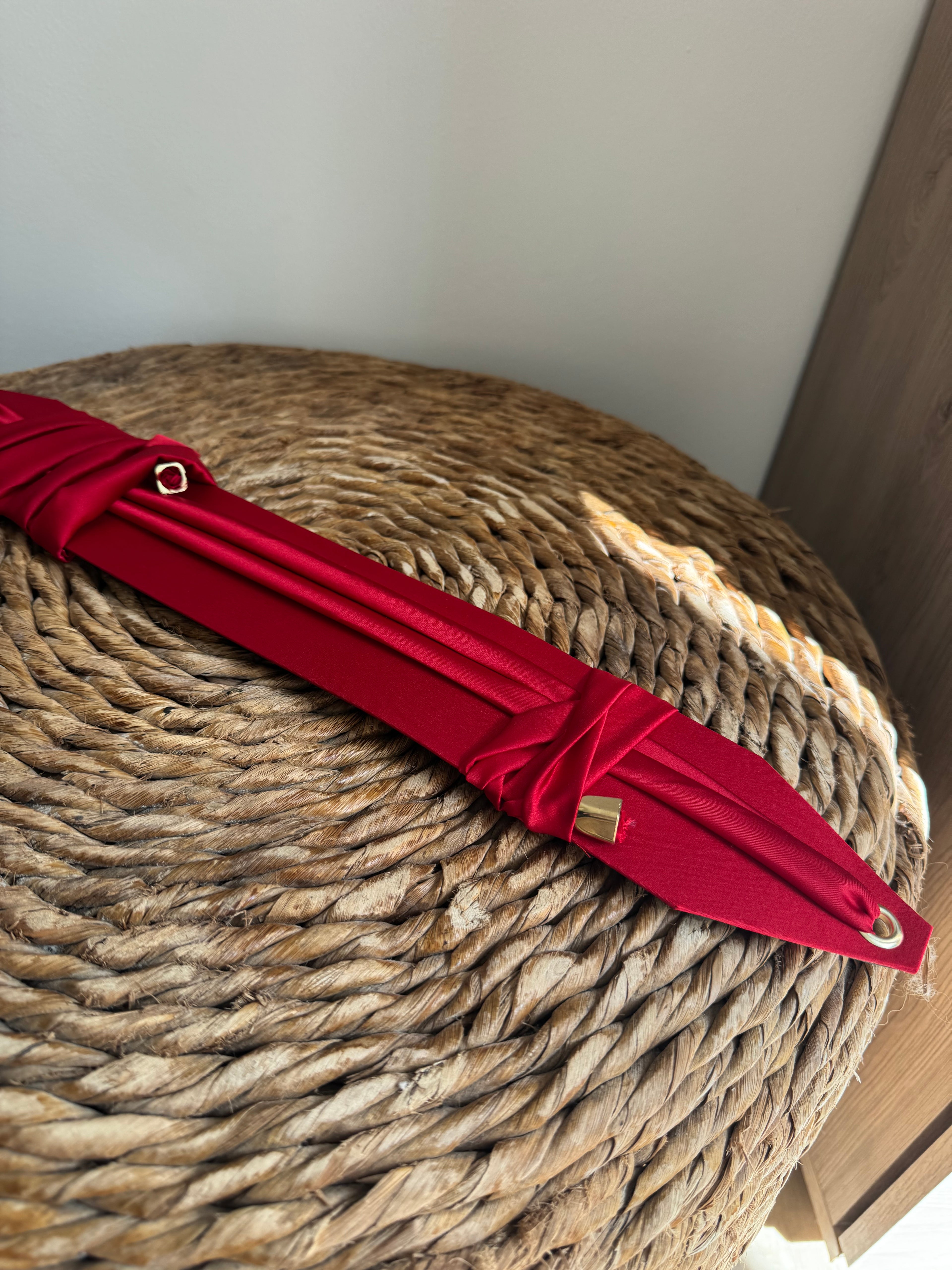 Ceinture en tissu satinée pour caftan tekchita