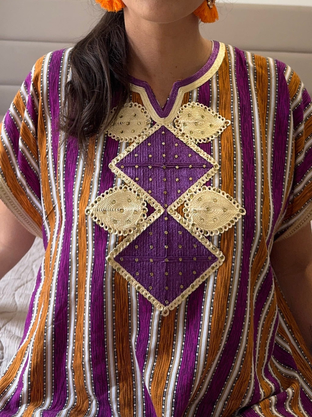 Marrakesh Gandoura with Pattern