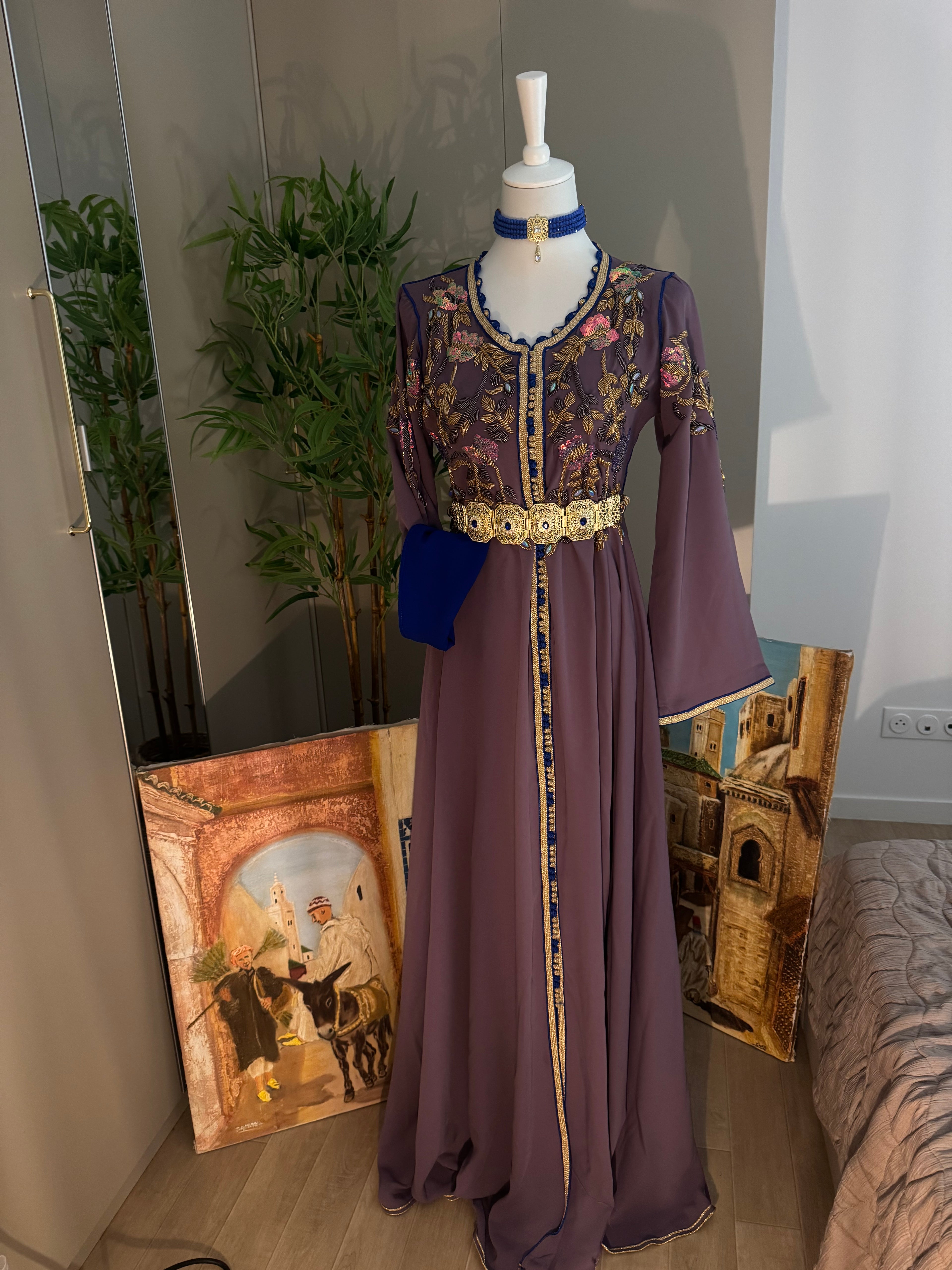 Caftan perlé