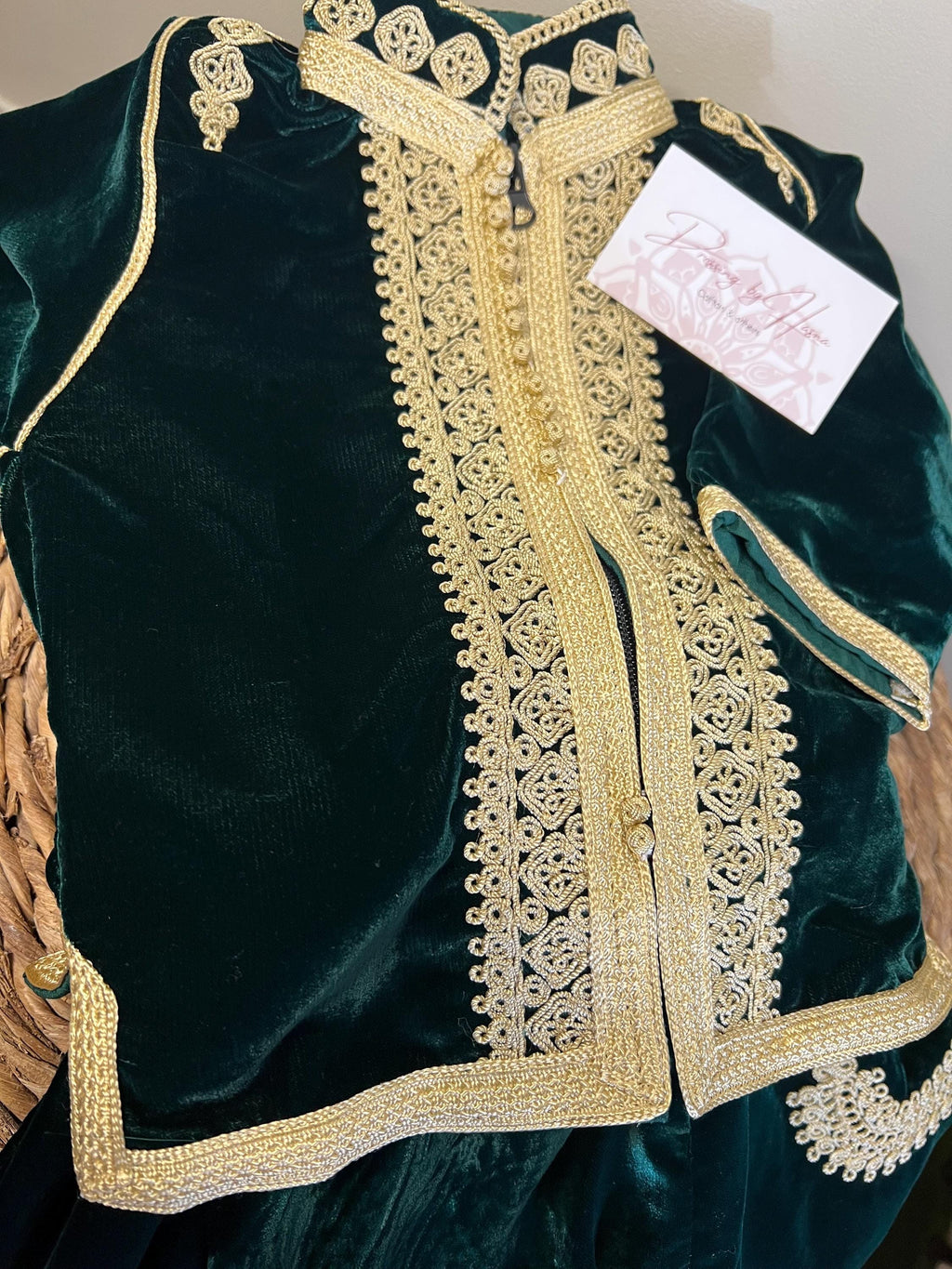 Jabador en velours 2 pièces pour garçons