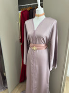 Silk mermaid caftan