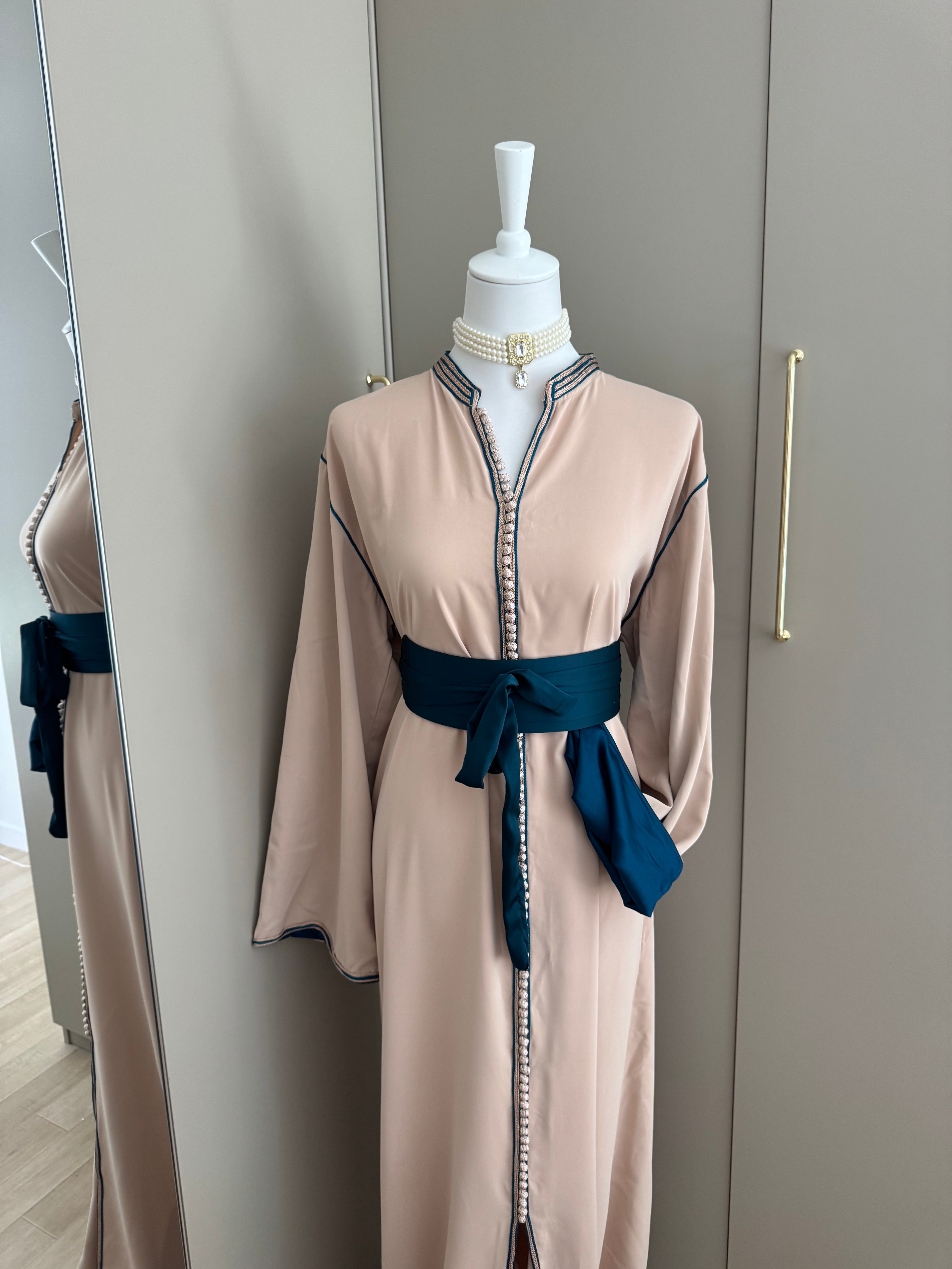 Caftan bicolore