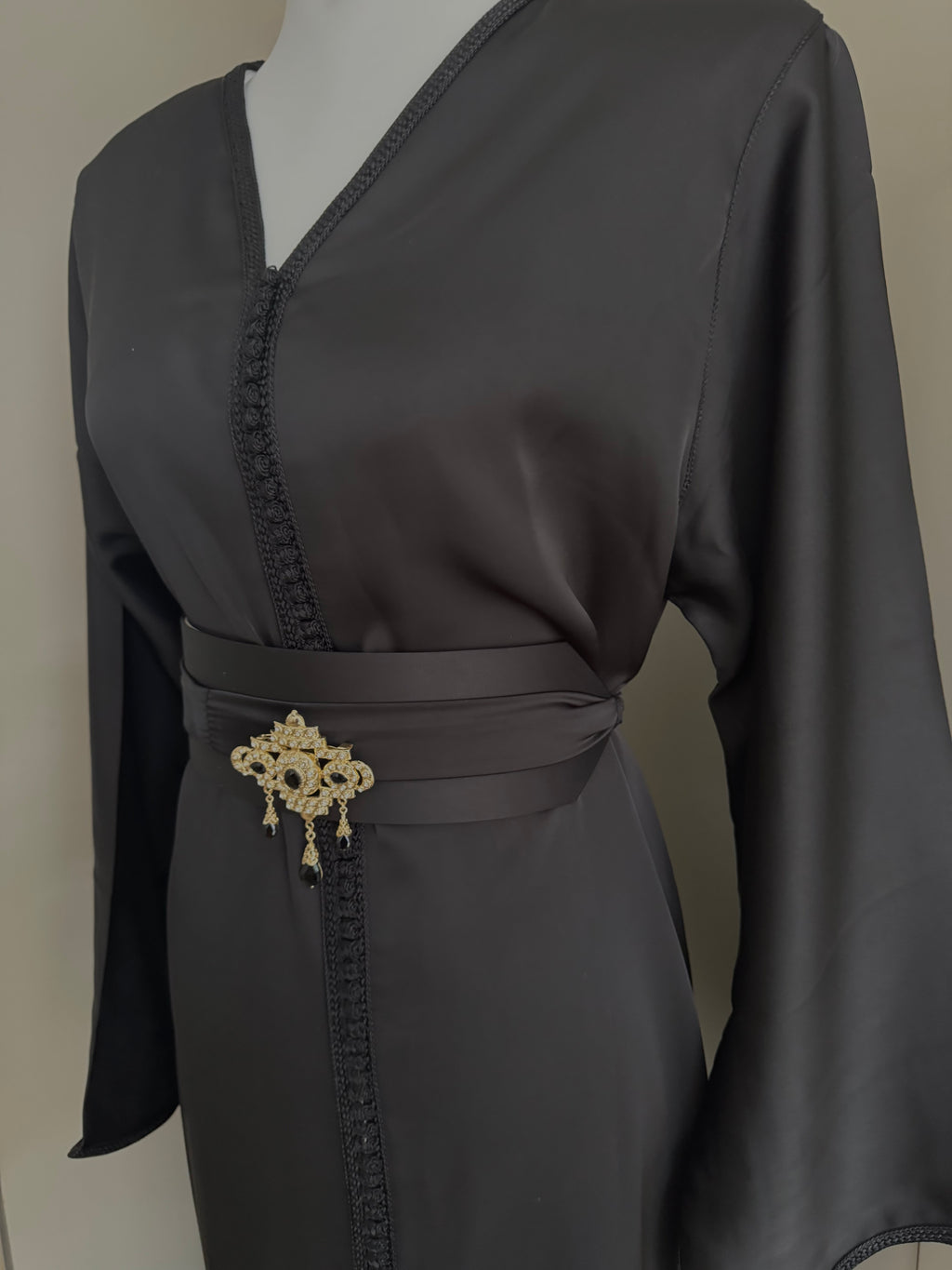 Caftan sirène drap de soie