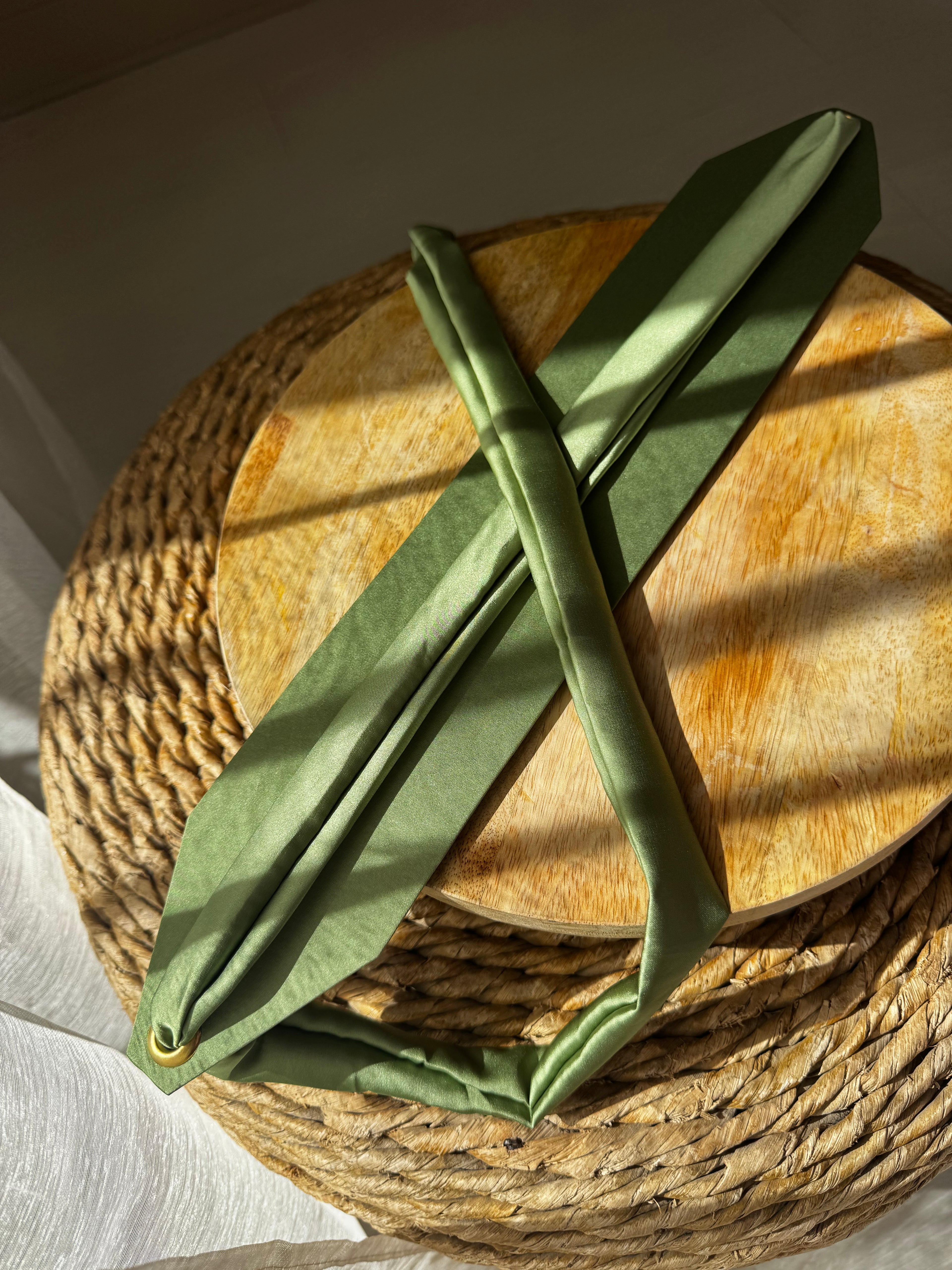 Ceinture en tissu satinée pour caftan tekchita