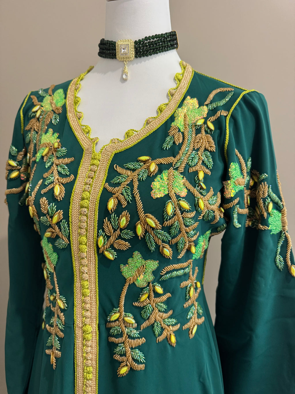 Caftan perlé