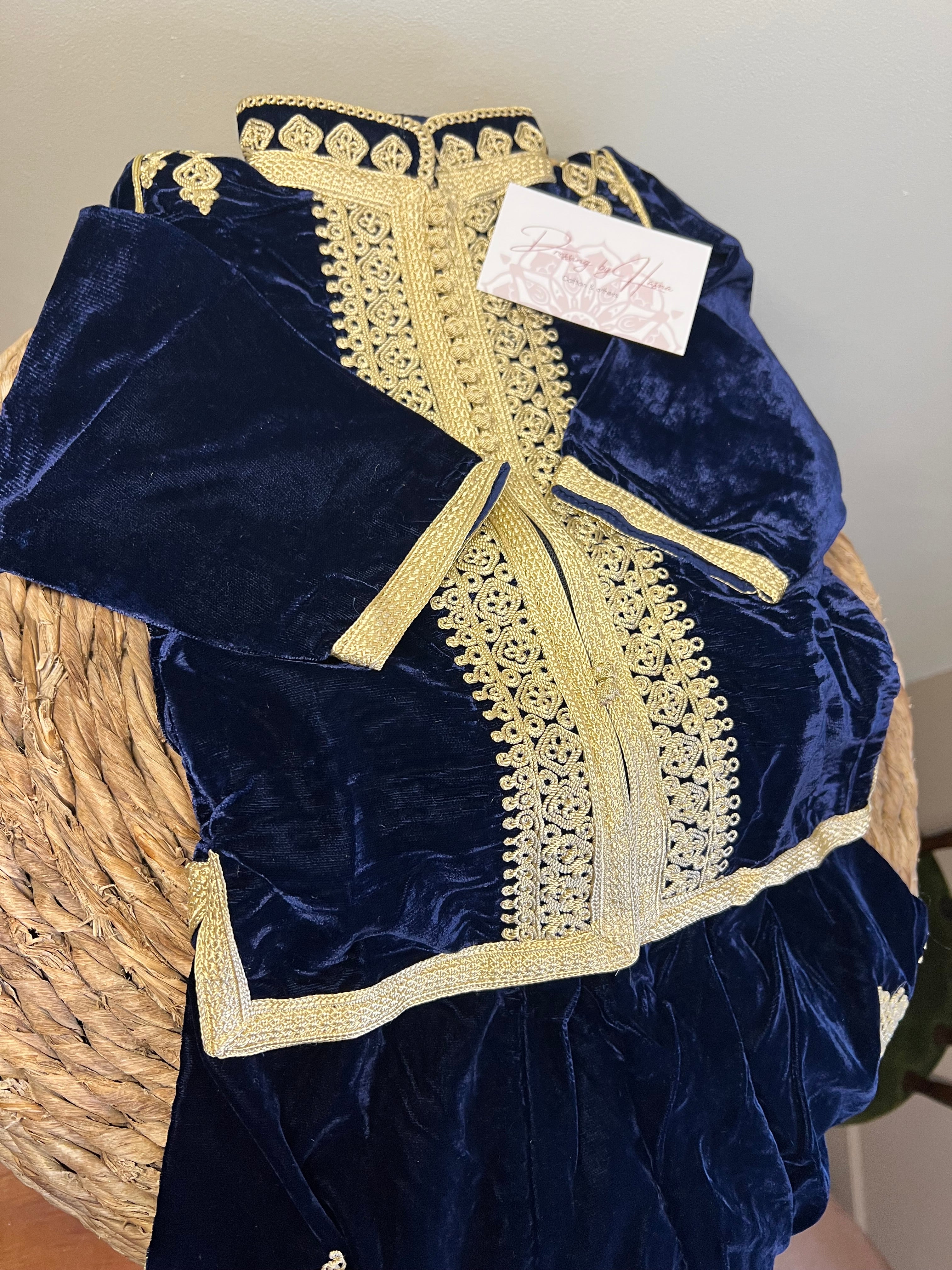 Jabador en velours 2 pièces pour garçons