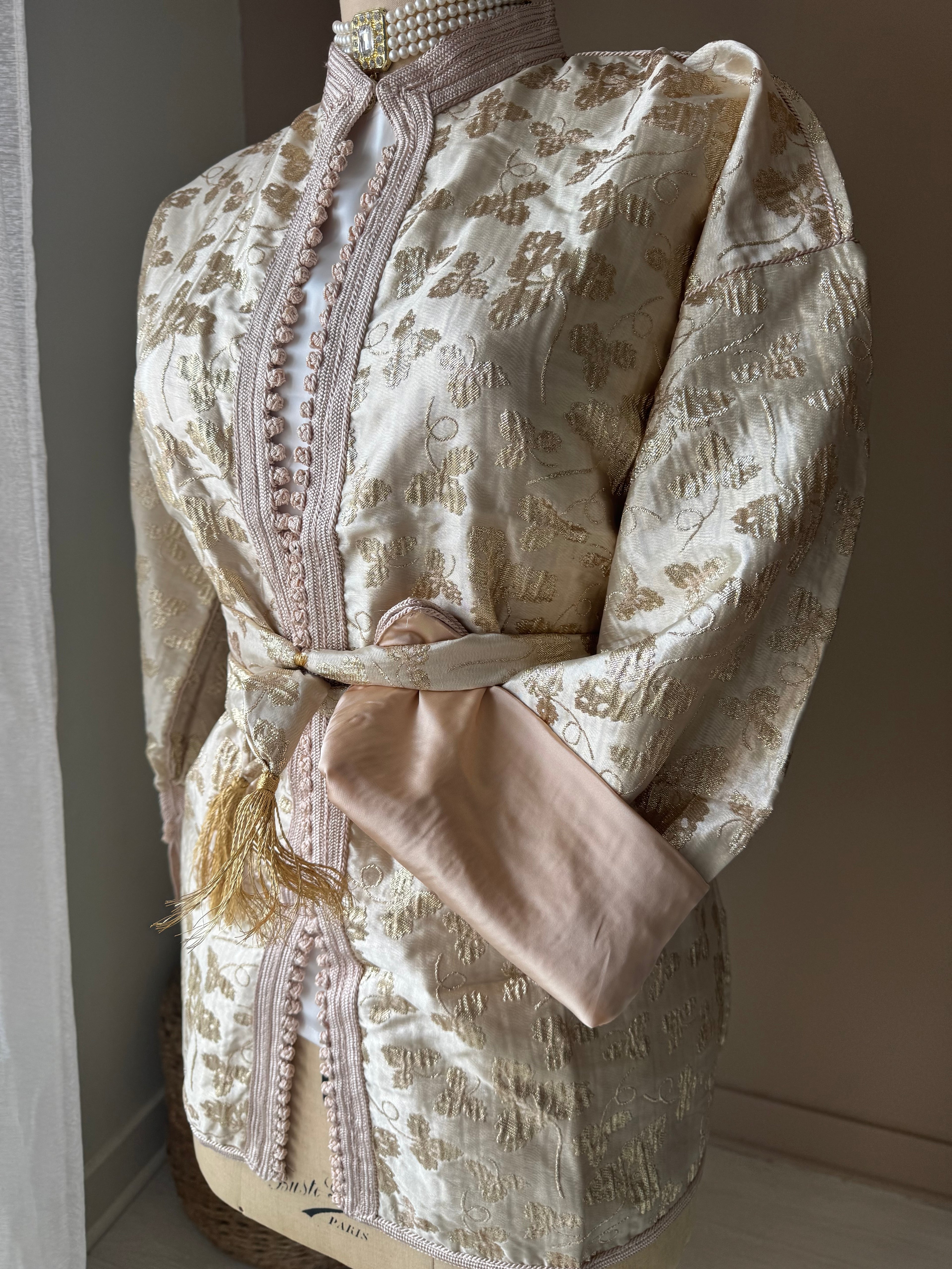 Blazer Kimono en brocard marocain