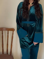 2-piece velvet Jabador set