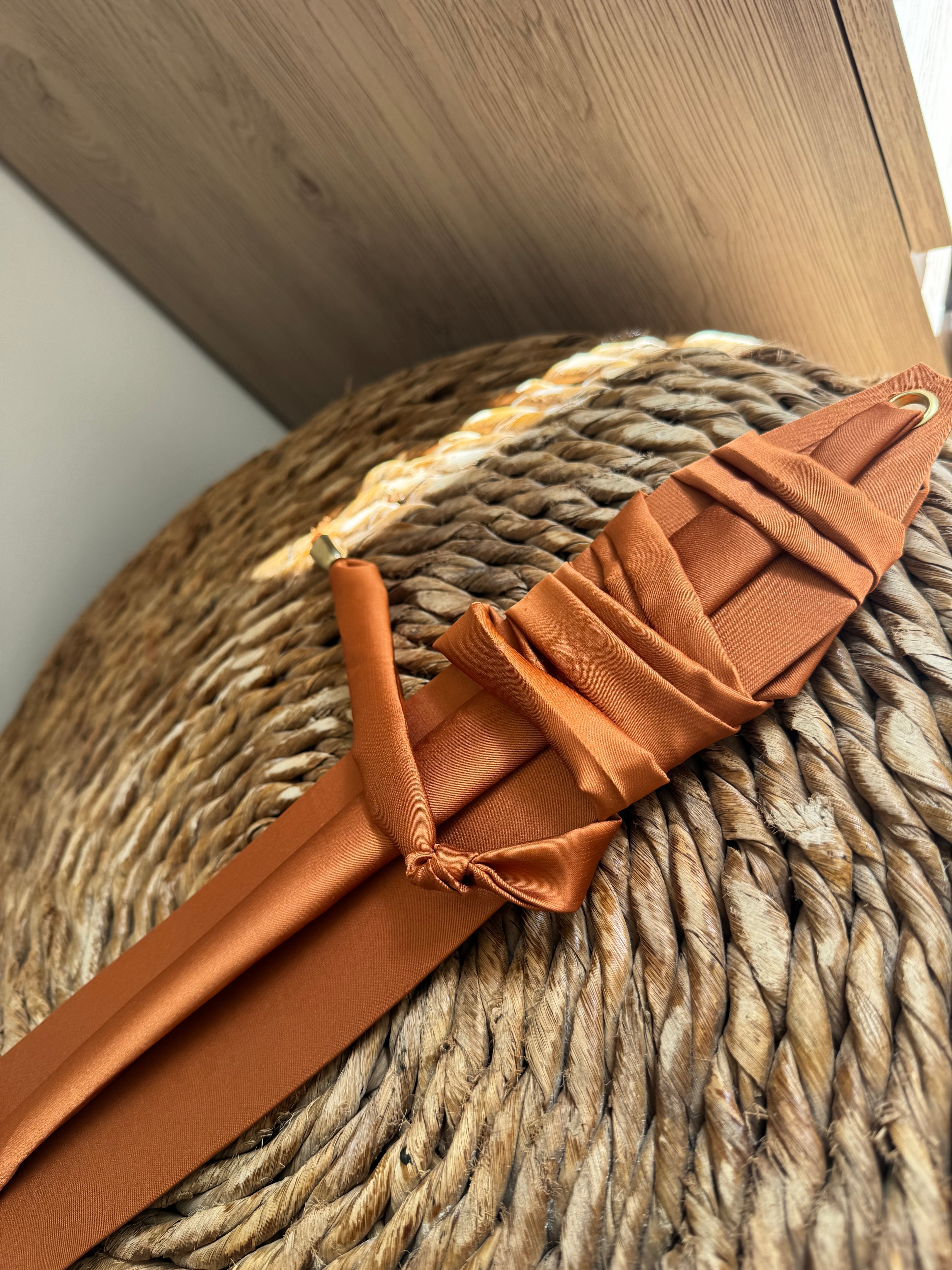 Ceinture en tissu satinée pour caftan tekchita