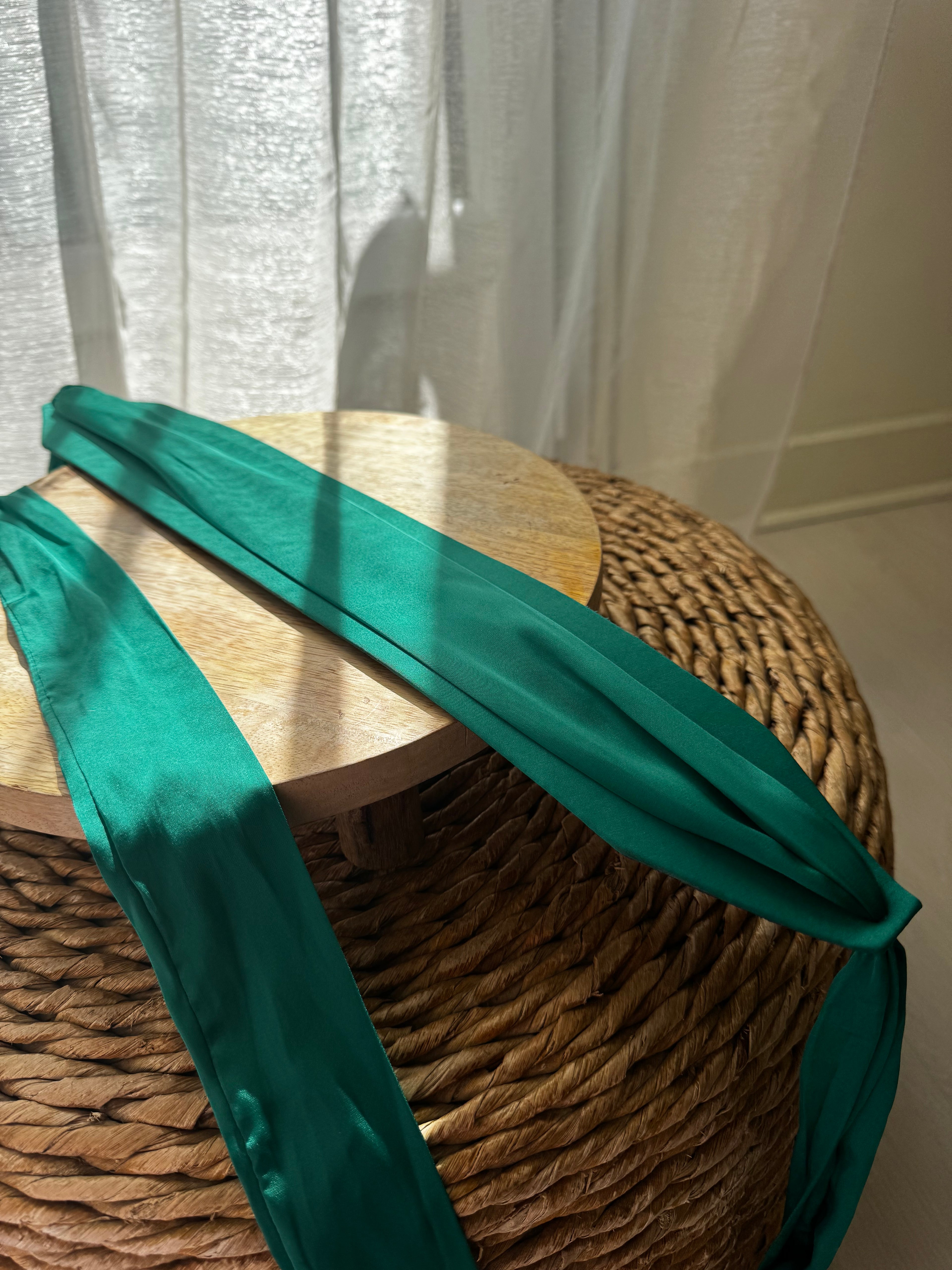 Ceinture en tissu satinée pour caftan tekchita