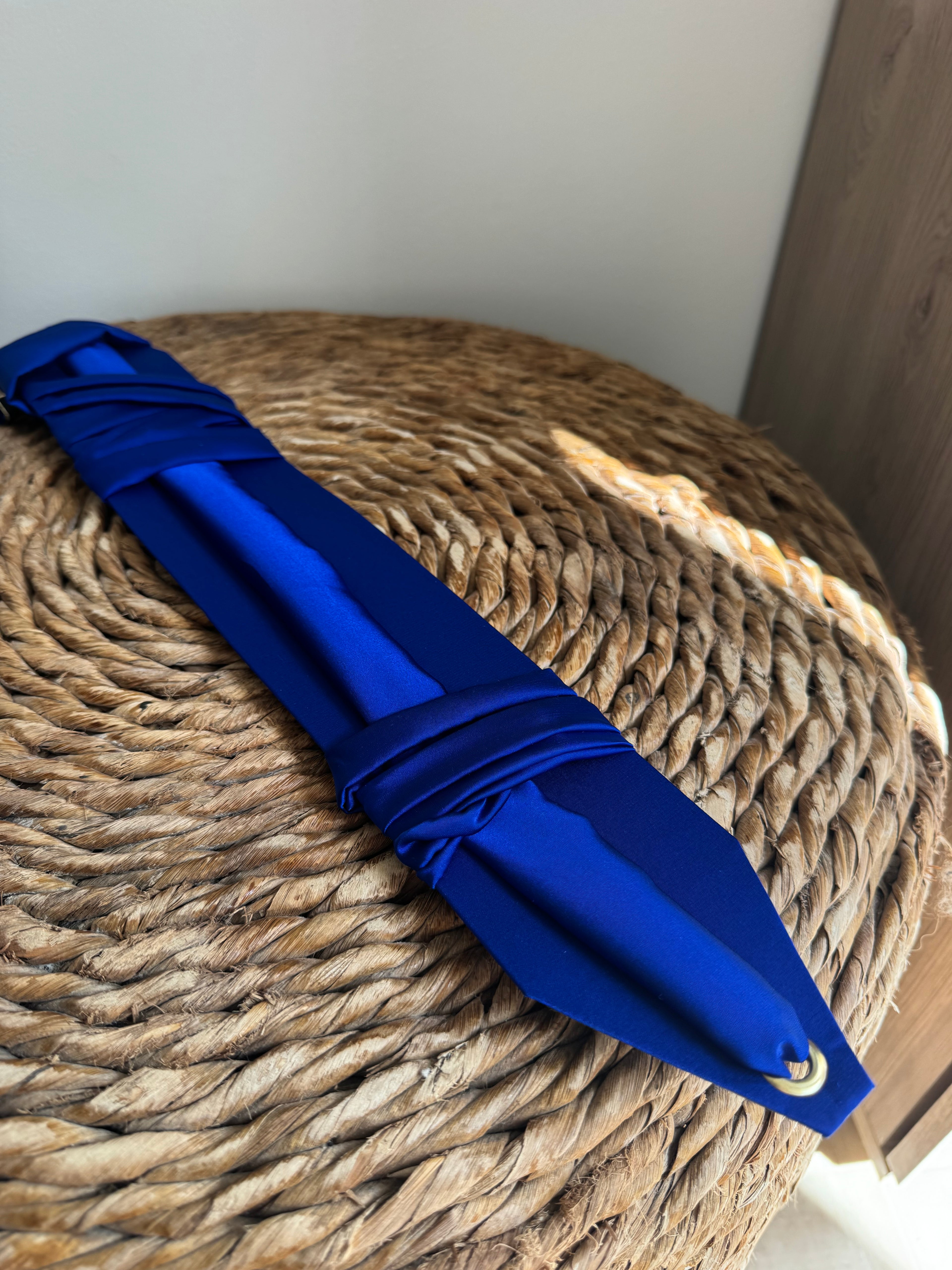 Ceinture en tissu satinée pour caftan tekchita