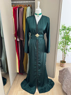 Silk mermaid caftan