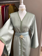 Silk mermaid caftan