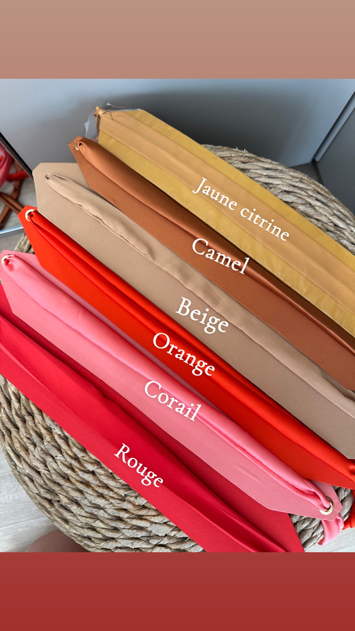 Ceinture en tissu satinée pour caftan tekchita