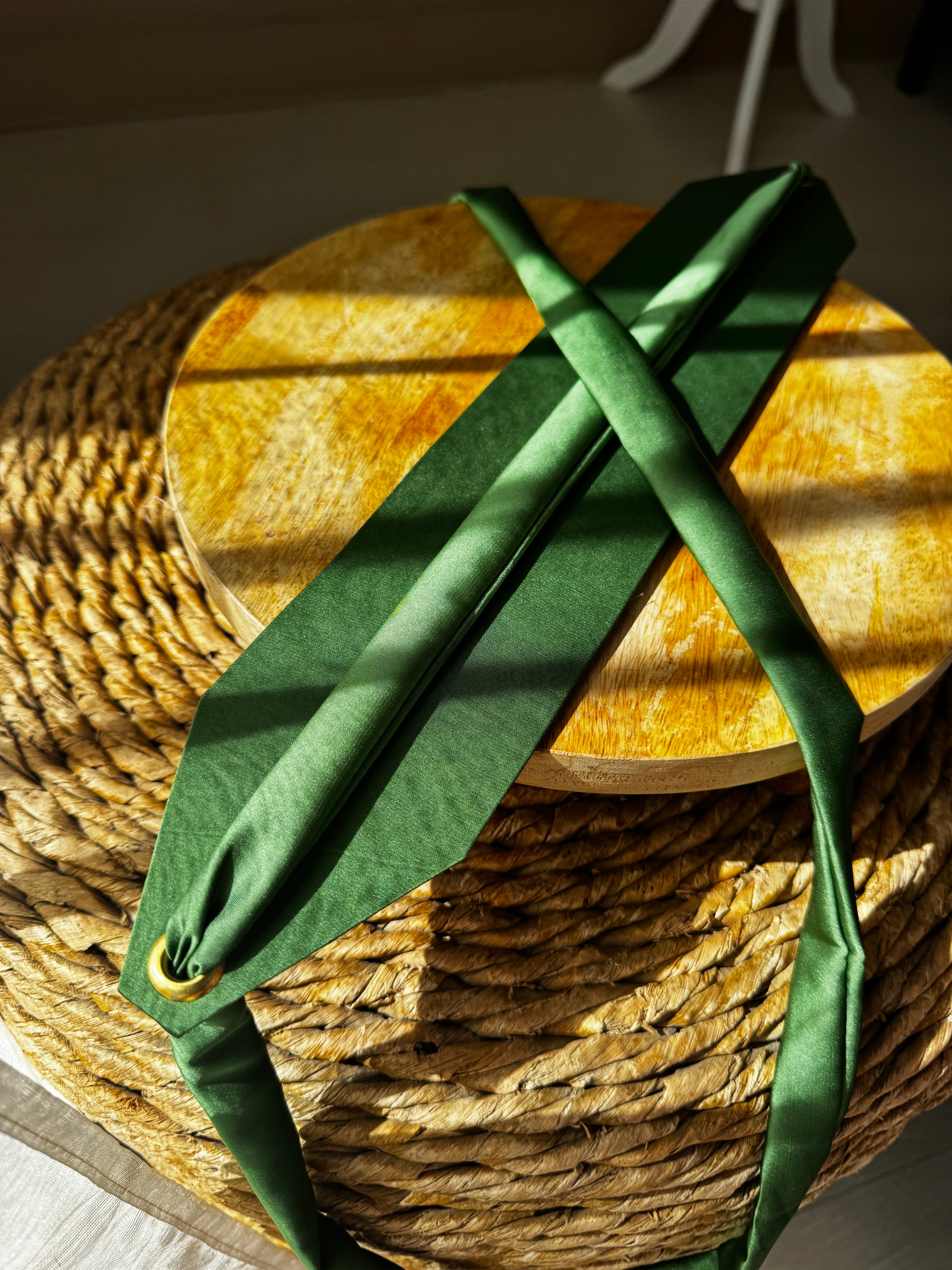 Ceinture en tissu satinée pour caftan tekchita