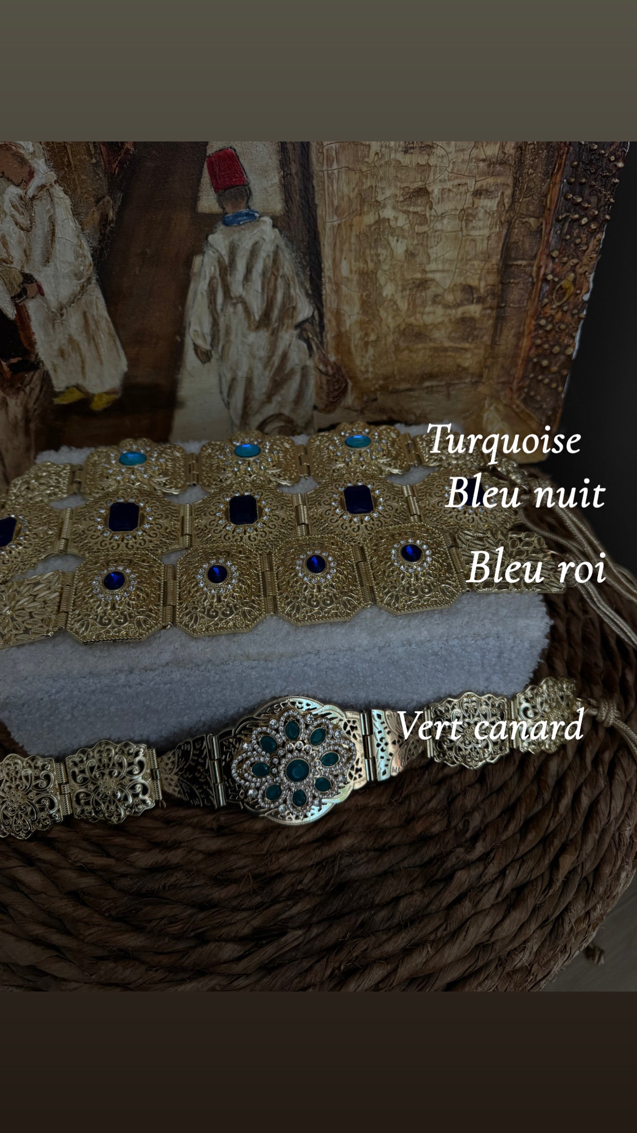 Ceinture Mdemma métal dorée