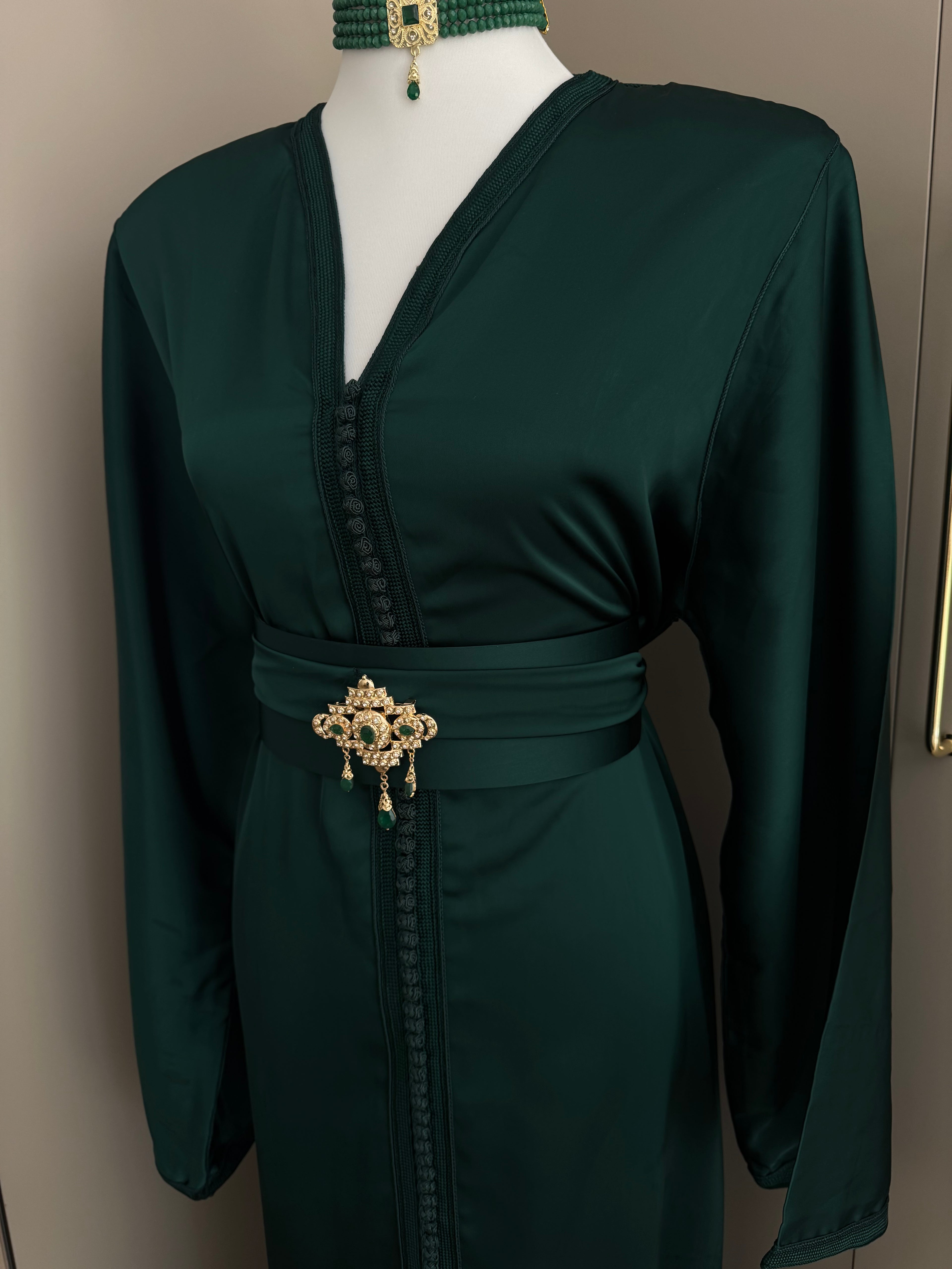 Caftan sirène drap de soie