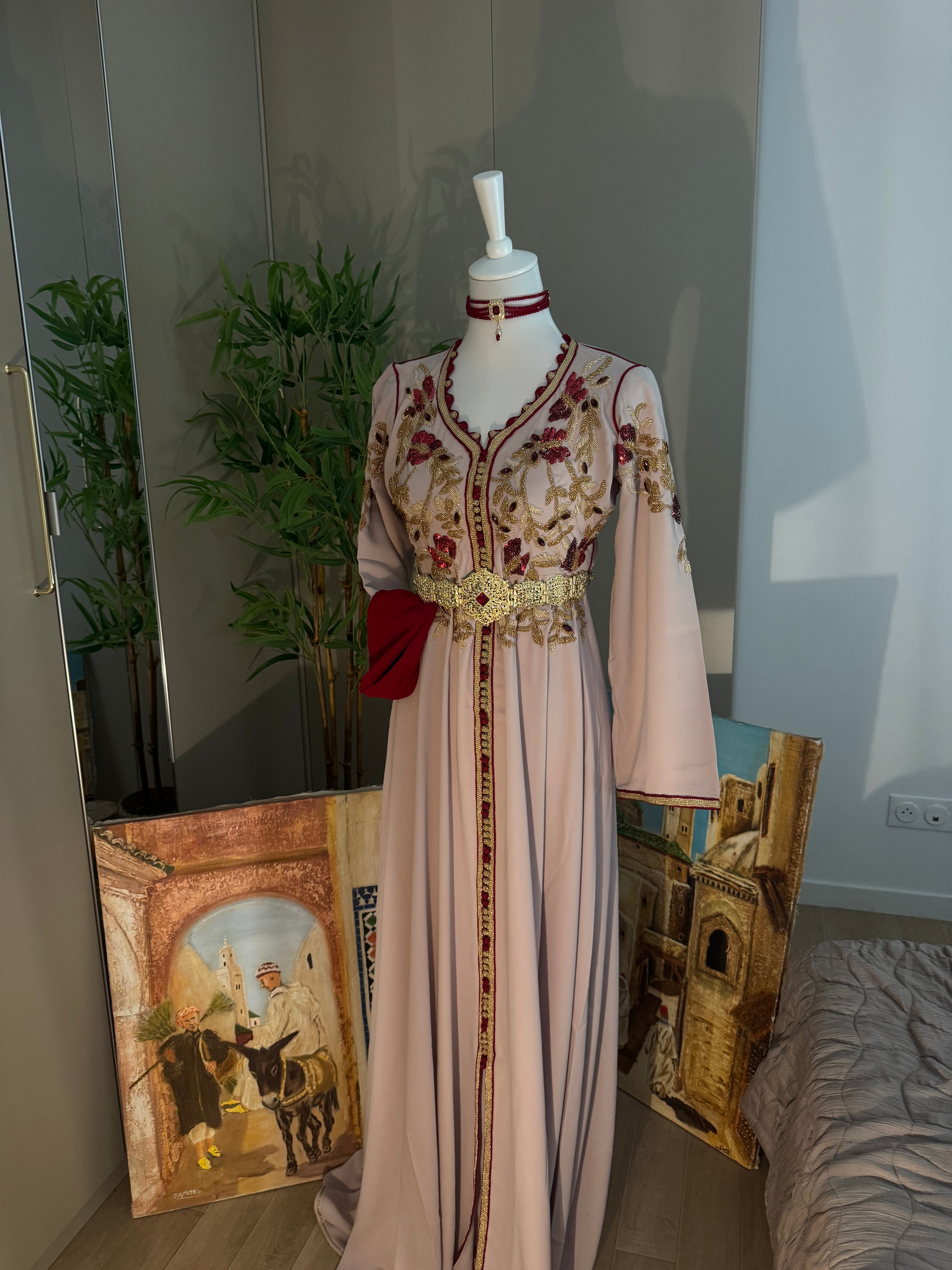 Caftan perlé