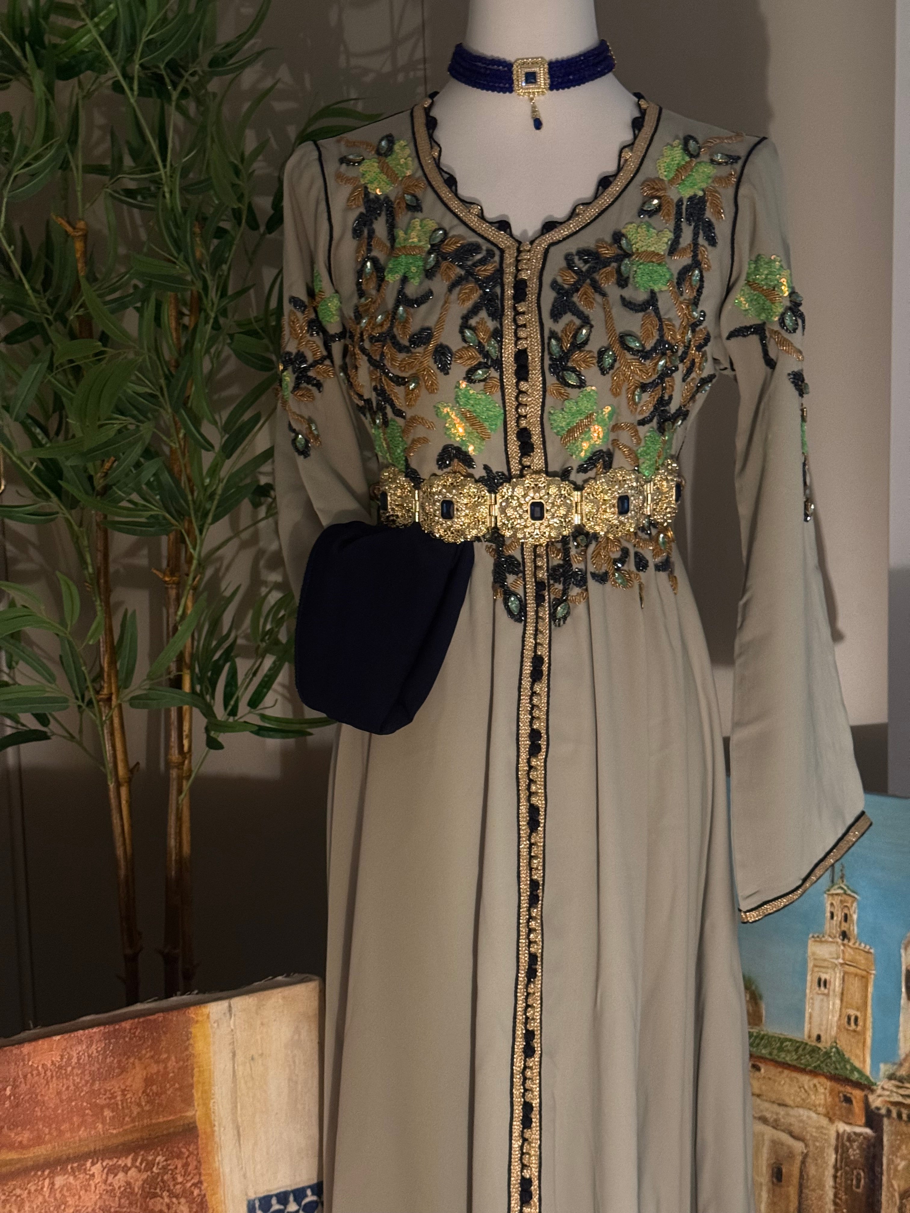 Caftan perlé