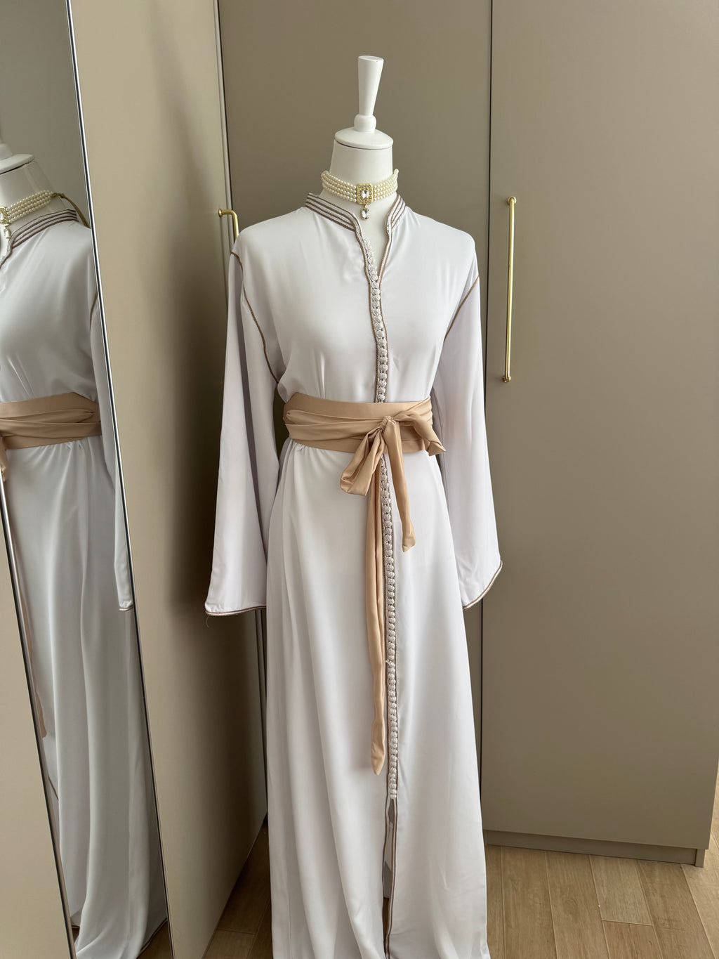 Caftan bicolore