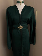 Silk mermaid caftan