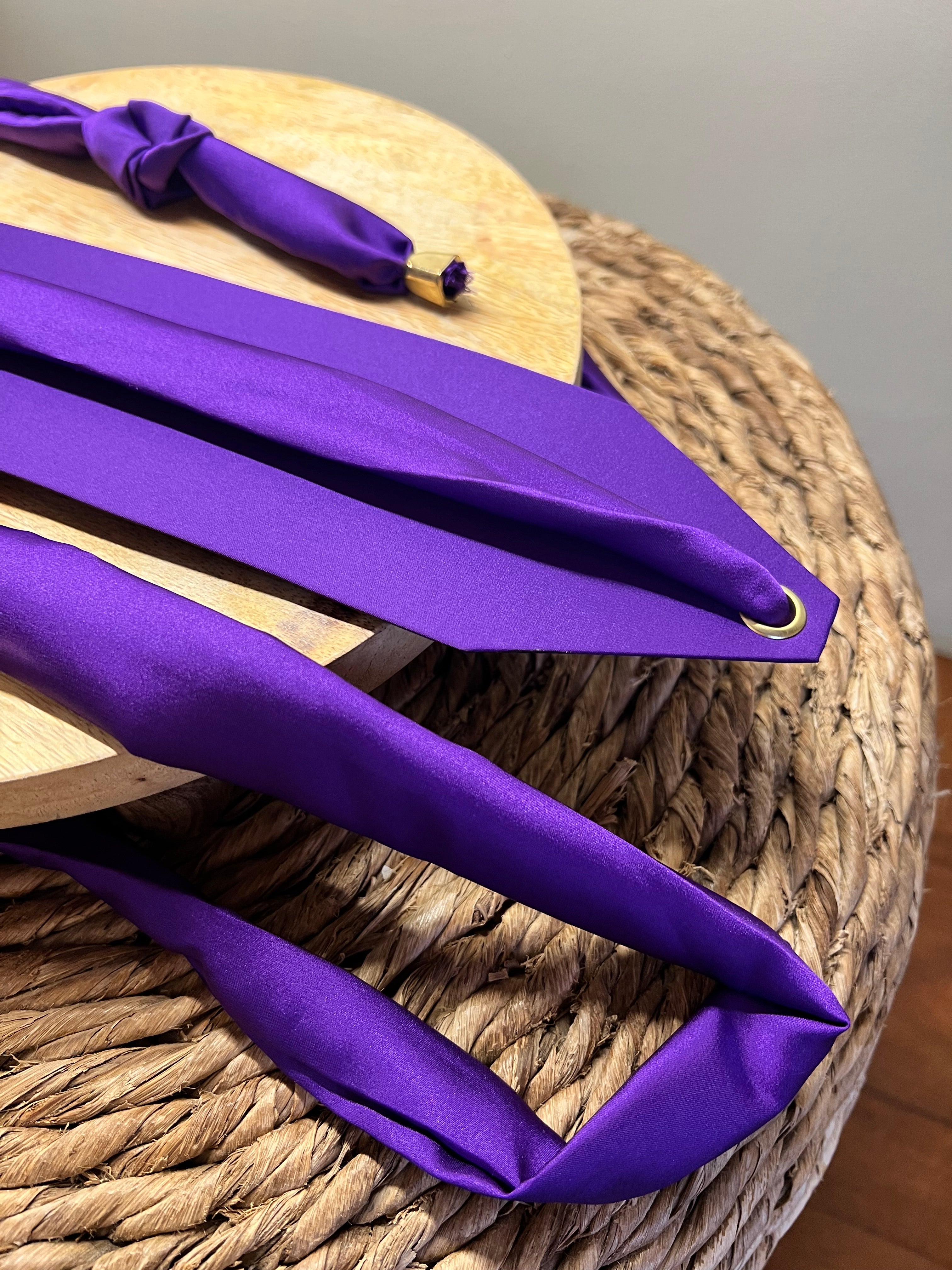 Ceinture en tissu satinée pour caftan tekchita