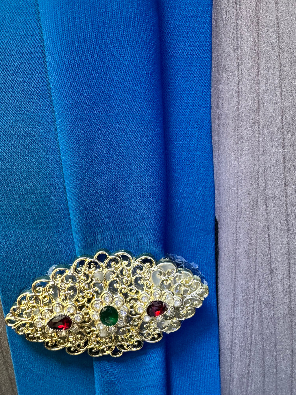 Caftan bicolore ceinture Défectueuse