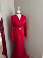 Silk mermaid caftan