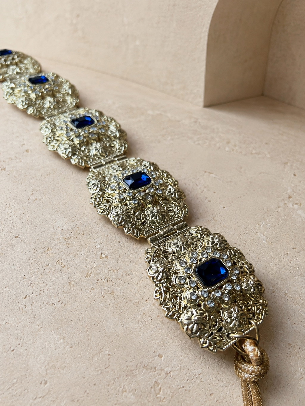 Mdemma gold-tone metal belt