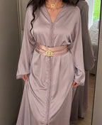Silk mermaid caftan