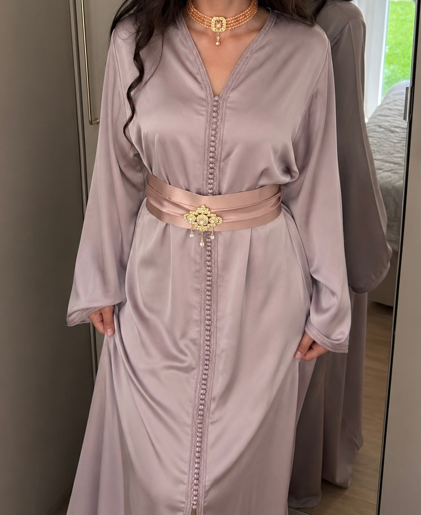 Silk mermaid caftan