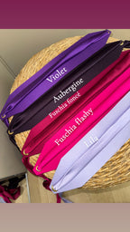 Satin fabric belt for caftan tekchita