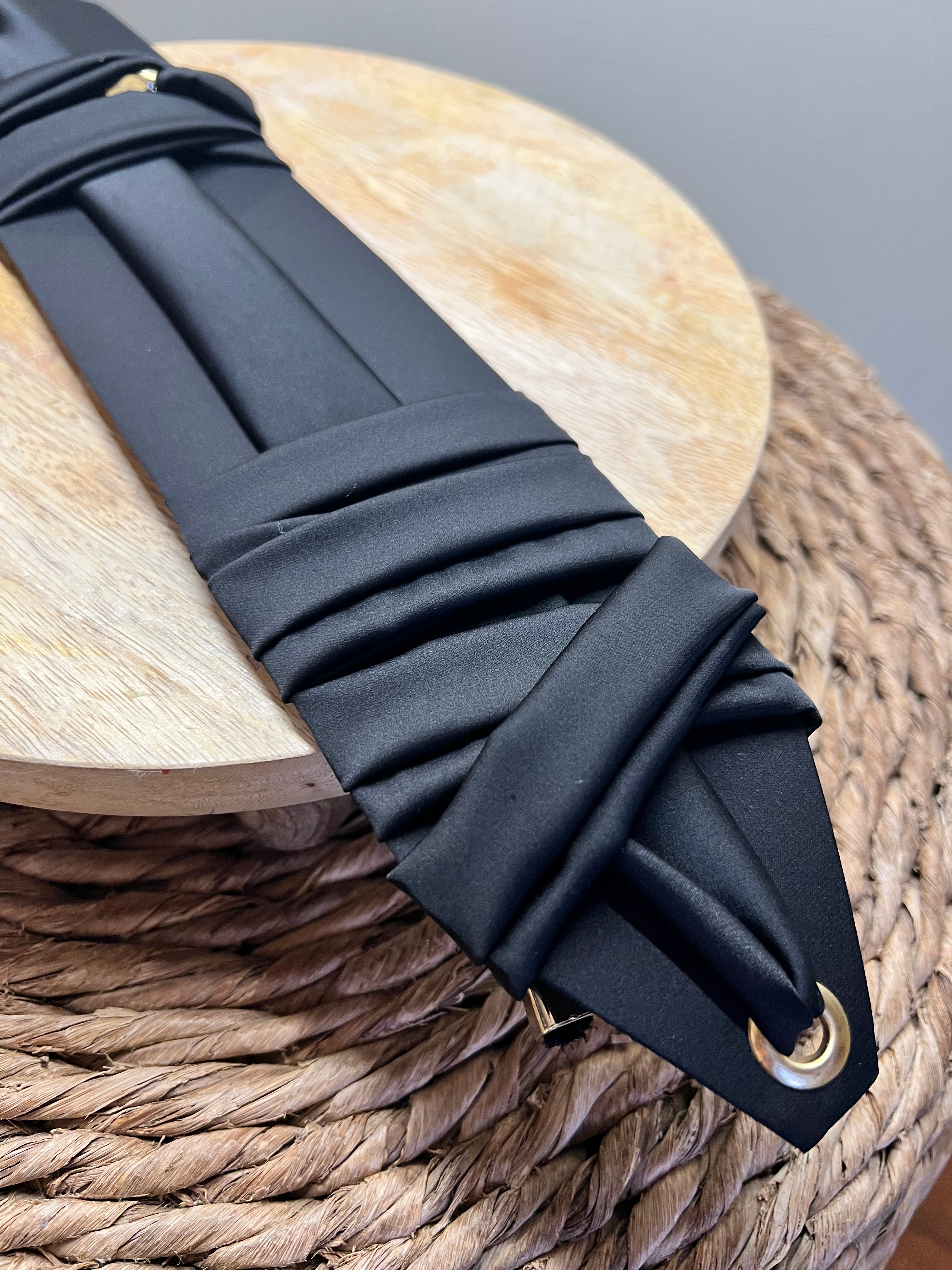 Ceinture en tissu satinée pour caftan tekchita