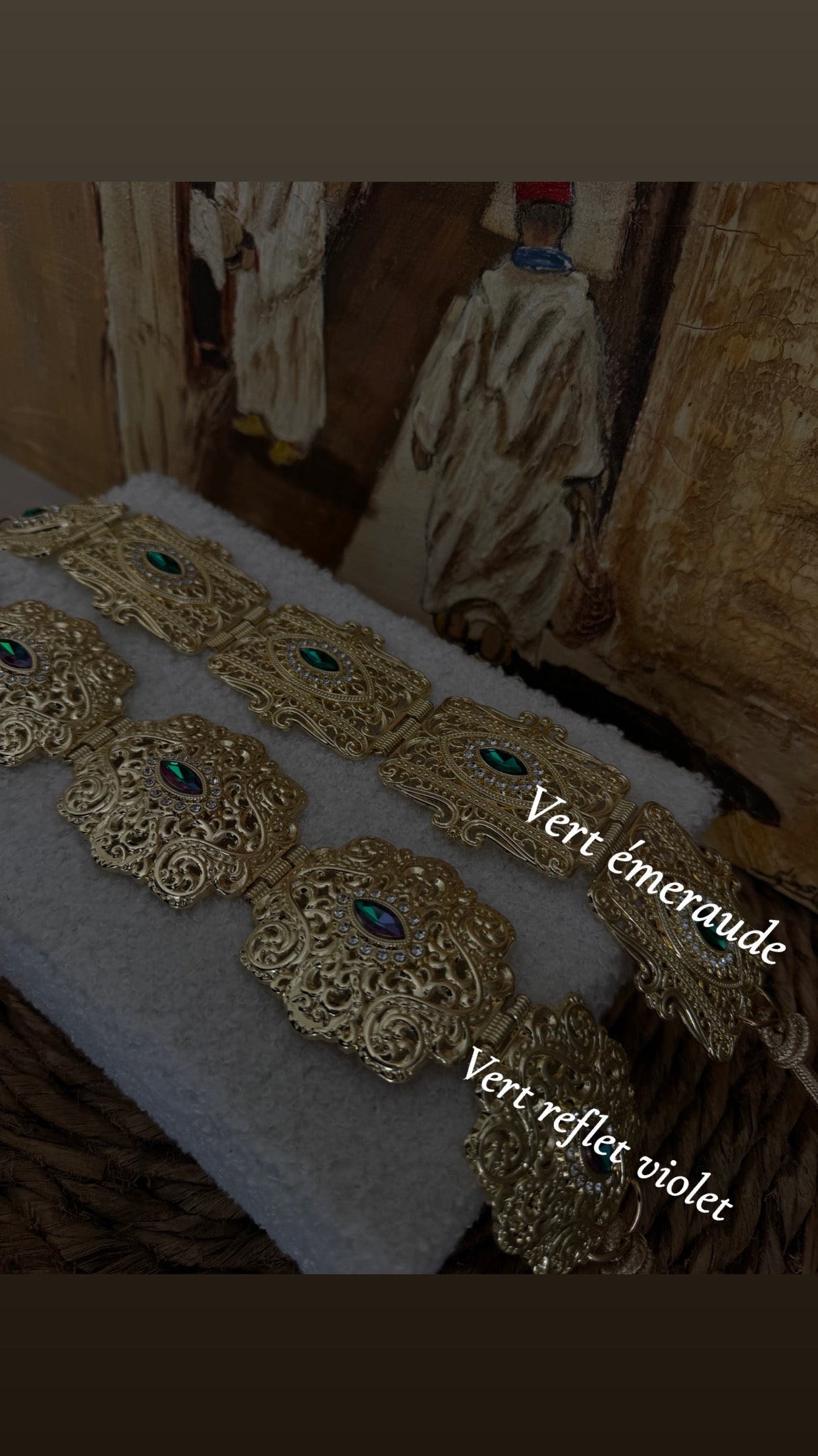 Ceinture Mdemma métal dorée
