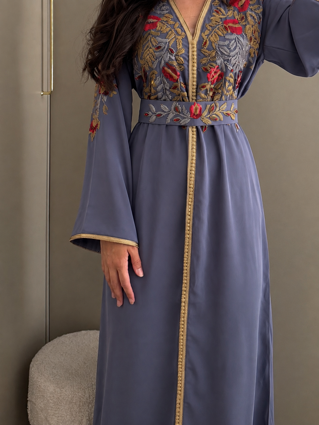 Caftan Thuraya perlé