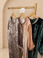 Girl's velvet caftan