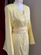 Silk mermaid caftan