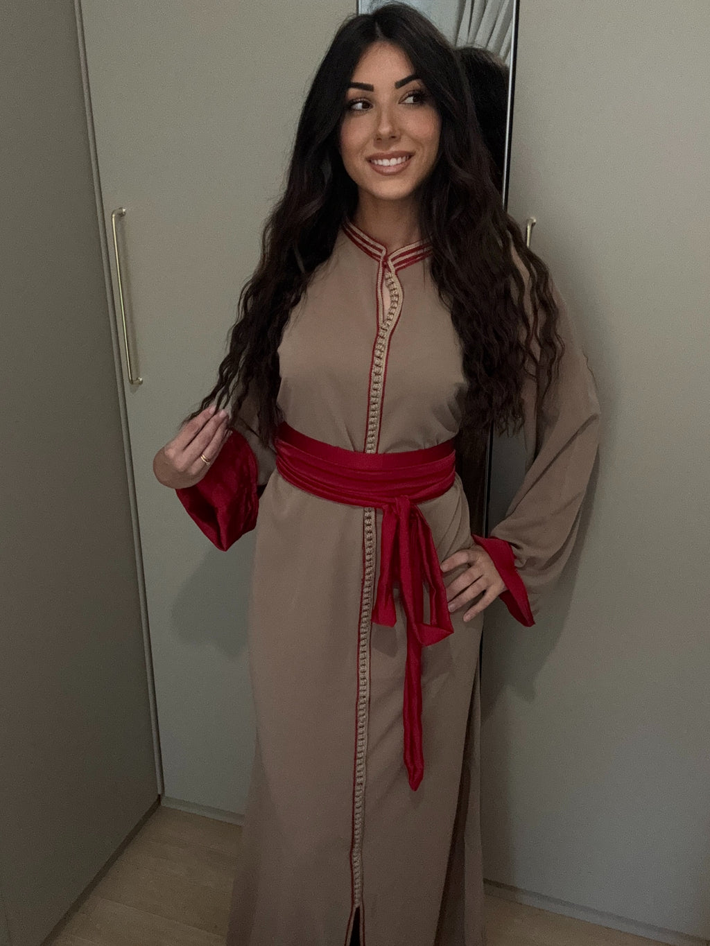 Caftan bicolore