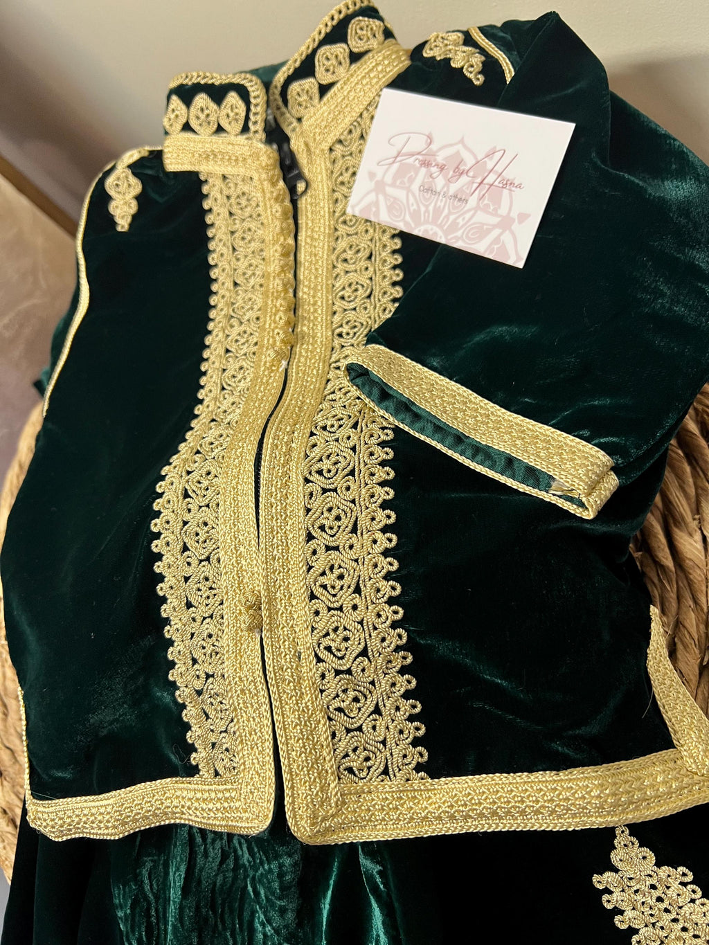 Jabador en velours 2 pièces pour garçons